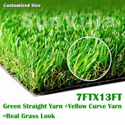 SunVilla Grass SV7'X13' Realistic Indoor/Outdoor Artificial Grass/Turf 7 FT X 13 FT (91 Square FT)